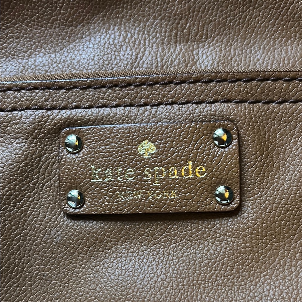Kate Spade Tan Leather Classic Shoulder Bag - Picture 3 of 3
